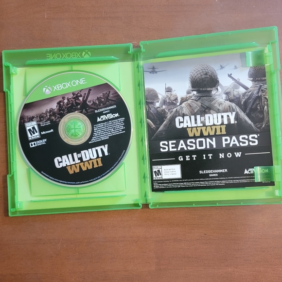 Used Call Of Duty WWII World War 2 Microsoft XBOX ONE Activision - Picture 3 of 7